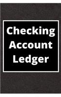 Checking Account Ledger