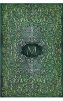 Monogram M Any Day Planner Notebook