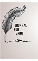 Journal For Griot