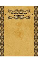 Family Heritage Cookbook: Create Your Own Cookbook to Pass Down to Your Children with This Blank Cookbook 7.5x9.75 Inches
