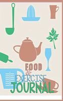 Food and Exercise Journal for Healthy Living - Food Journal for Weight Lose and Health - 90 Day Meal and Activity Tracker - Activity Journal with Daily Food Guide