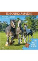 HORSE LOVERS PUZZLE SET 2020 SQUARE WALL