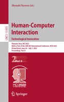 Human-Computer Interaction. Technological Innovation