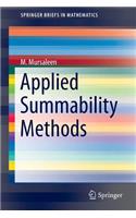 Applied Summability Methods: (SpringerBriefs in Mathematics)