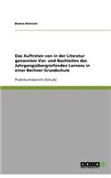 Das Auftreten von in der Literatur genannten Vor- und Nachteilen des Jahrgangsübergreifenden Lernens in einer Berliner Grundschule