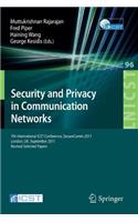 Security and Privacy in Communication Networks