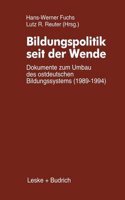 Bildungspolitik Seit Der Wende