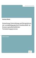 Entstehung, Entwicklung und Perspektiven der sozialpädagogischen Familienhilfe im Kontext gesellschaftlicher Veränderungsprozesse