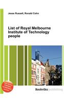 List of Royal Melbourne Institute of Technology People: (English)