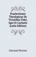 Praelectiones Theologicae De Virtutibus Fidei, Spei Et Caritatis (Latin Edition)