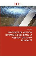 Pratiques de Gestion Optimale (Pgo) Dans La Gestion Des Eaux Pluviales