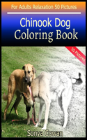 Chinook dog Coloring Book For Adults Relaxation 50 pictures