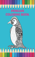 Penguin Coloring Book: Great Penguin Coloring Book for Kids activity and Adult