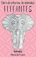 Libro de colorear de animales - Menos de 10 euro - Animales - Elefantes