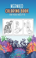 Mermaid Coloring Book For Kids ages 4-8