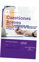 Cuestiones breves para la preparación del supuesto práctico de Educación Primaria