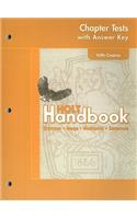 Holt Handbook Chapter Tests with Answer Key, Fifth Course: Grammar, Usage, Mechanics, Sentences