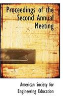 Proceedings of the Second Annual Meeting