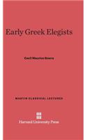 Early Greek Elegists