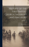 History of the First Baptist Church, Salisbury and Amesbury