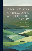 English Poetry of the mid and Late Eighteenth Century,