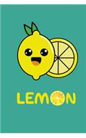 Lemon Notebook Journal