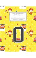 Primary Composition Notebook Grades K-2 Story Journal O: Firefighter Fireman Pattern Primary Composition Book Letter O Personalized Lined Draw and Write Handwriting Paper Picture Space and Dashed Midline N