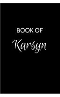 Book of Karsyn