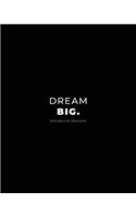 2019-2023 Five Year Diary; Dream Big.: Month to View Calendar, Schedule Planner and Appointment Diary (UK Edition)