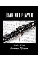 Clarinet Player 2019 - 2020 Academic Planner: An 18 Month Weekly Calendar - July 2019 - December 2020
