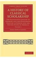 History of Classical Scholarship