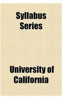 Syllabus Series (Volume 90): (English)