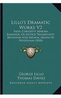 Lillo's Dramatic Works V2