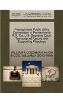 Pennsylvania Public Utility Commission V. Pennsylvania R.R. Co. U.S. Supreme Court Transcript of Record with Supporting Pleadings