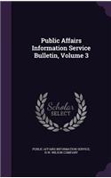 Public Affairs Information Service Bulletin, Volume 3