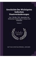 Geschichte Der Wichtigsten Indischen Staatsveränderungen