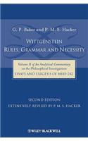 Wittgenstein: Rules, Grammar and Necessity