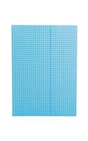 Blue on Grey Paper-Oh Circulo A4 Lined