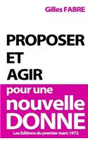 Proposer et agir pour une Nouvelle Donne