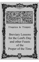 Breviary Lessons for the Lord's Day