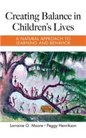 Creating Balance in Children's Lives