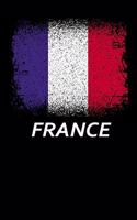France Flag Notebook: Journal, Notebook & Composition book - Large (6 x 9 inshes) - 120 Pages -