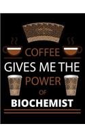 COFFEE gives me the power of Biochemist