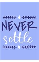 Never Settle