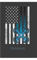 Notebook: Perfect Notebook For American Drone Multicopter Pilot & Drone Lover. Cute Cream Paper 6*9 Inch With 100 Pages Notebook For Writing Daily Routine, Jo
