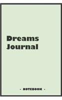Dreams Journal - To draw and note down your dreams memories, emotions and interpretations