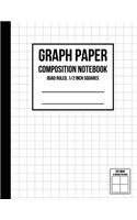 Graph Paper Composition Notebook