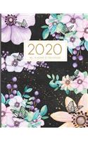 2020 Monthly Weekly Bill Organizer Planner Book - Personal Finance Savings Money Budgeting Notebook: Purple Flowers Themed Book; Budget Planning Paying Organizer; Home Finance And Bill Organizer; Financial Planner Organizer Budget Book