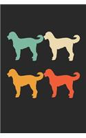 Labradoodle Notebook - Retro Labradoodle Journal - Vintage Labradoodle Diary