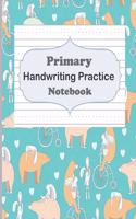 Primary Handwriting Practice Notebook: Handwriting Notebook With Dotted Lines, Dotted Mid-Line Notebook, Handwriting Printing Book, Blank Writing Book for Kindergarten, Preschool to K3 St(2 Writing Exercise)